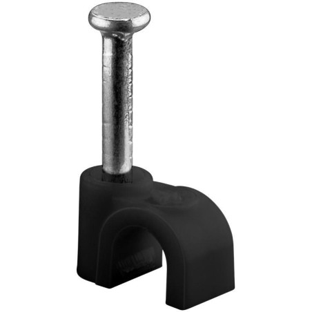 Premium Cable Clip 4mm - Securely Fasten Cables up to 4mm | Durable Black Design